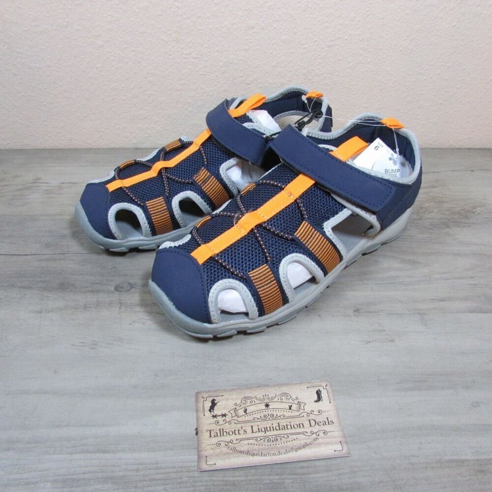 Sonoma Youth Boy's 6 NeekoNavy Water Fisherman Sandal Shoes Navy/Orange